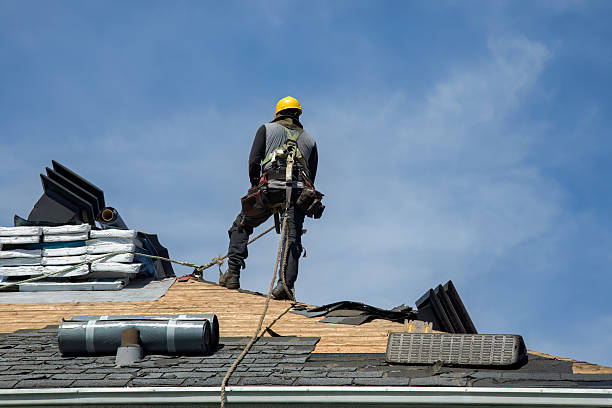 Professional Roofing technician working in Belle Plaine, IA